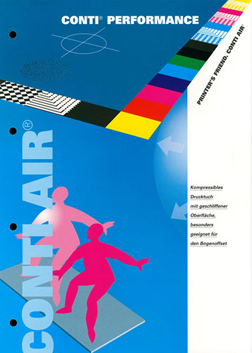 ContiTech AG, Drupa 2000, Drucktücher Werbemittel